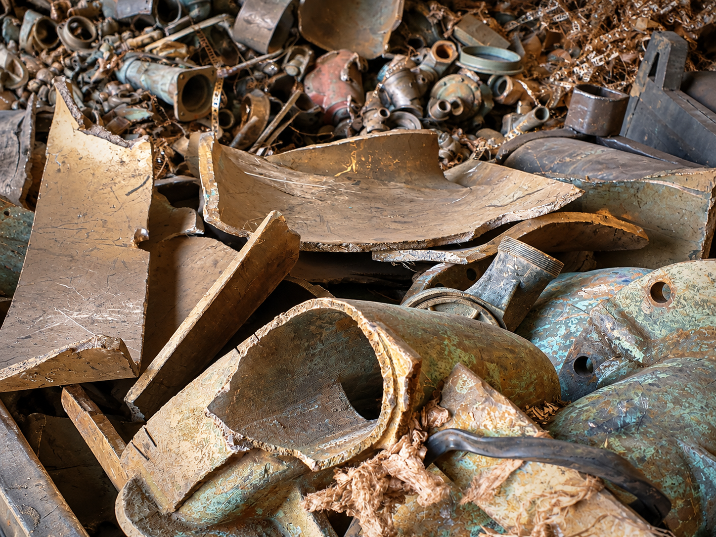 Rottami e componenti metallici da valorizzare